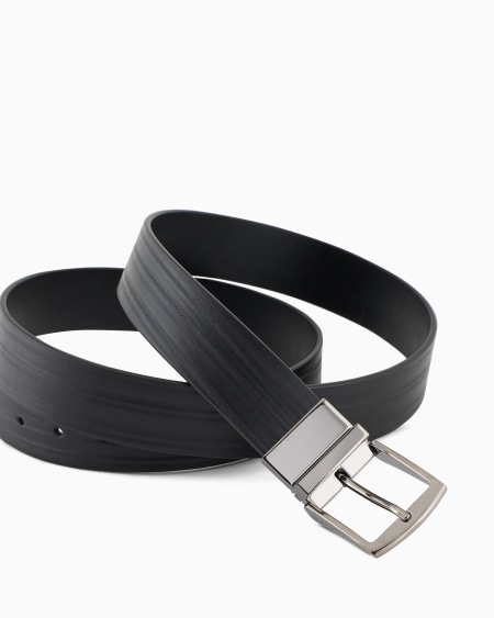A|x Armani Exchange Gift Box With Reversible Belt With Double Buckle