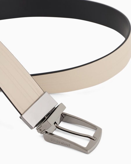 A|x Armani Exchange Gift Box With Reversible Belt With Double Buckle