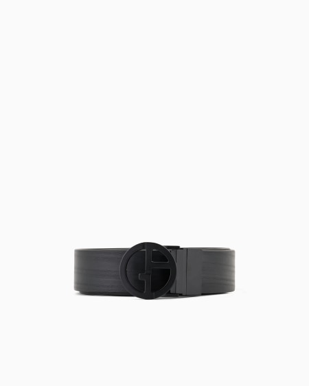 a|x armani exchange Gift box with reversible belt with double buckle