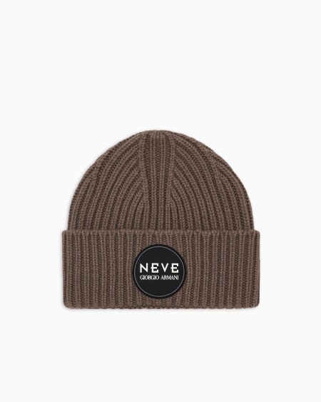 a|x armani exchange Giorgio Armani Neve cashmere beanie