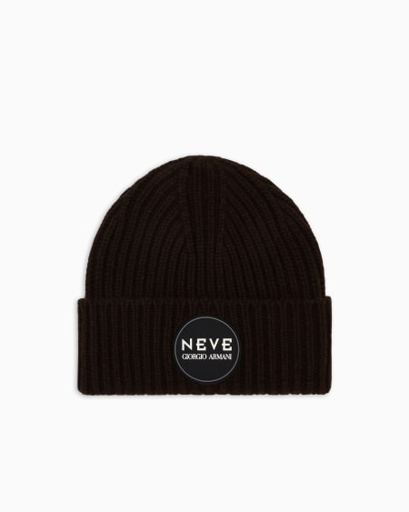 a|x armani exchange Giorgio Armani Neve cashmere beanie