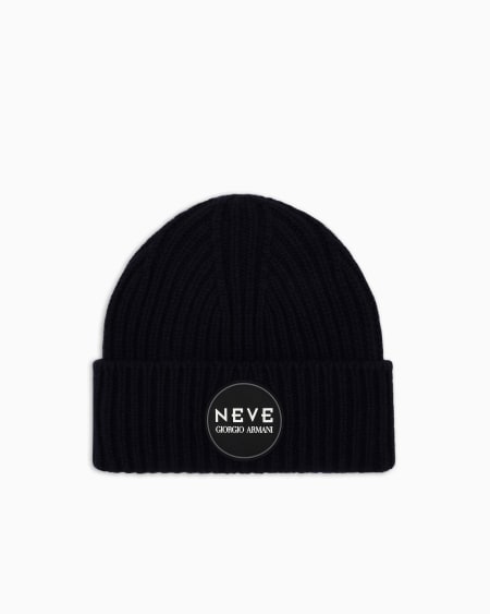 a|x armani exchange Giorgio Armani Neve cashmere beanie