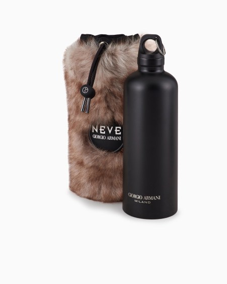 A|x Armani Exchange Giorgio Armani Neve Water Bottle With Sheepskin Holder