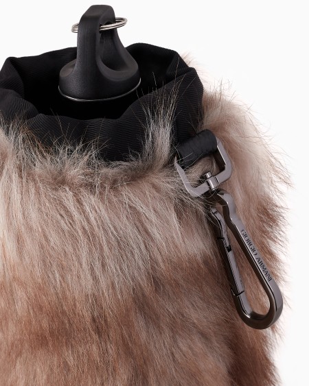 A|x Armani Exchange Giorgio Armani Neve Water Bottle With Sheepskin Holder