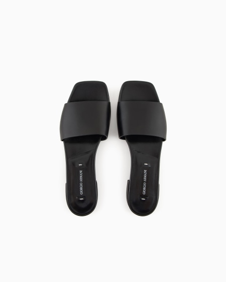 A|x Armani Exchange Giorgio Armani X 10 Corso Como Calfskin Flat Sandals