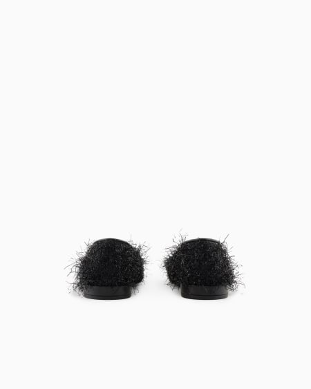 A|x Armani Exchange Giorgio Armani X 10 Corso Como Faux-fur Fabric Ballerinas