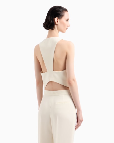 A|x Armani Exchange Glitter Jacquard Silk-cady Single-breasted Jacket