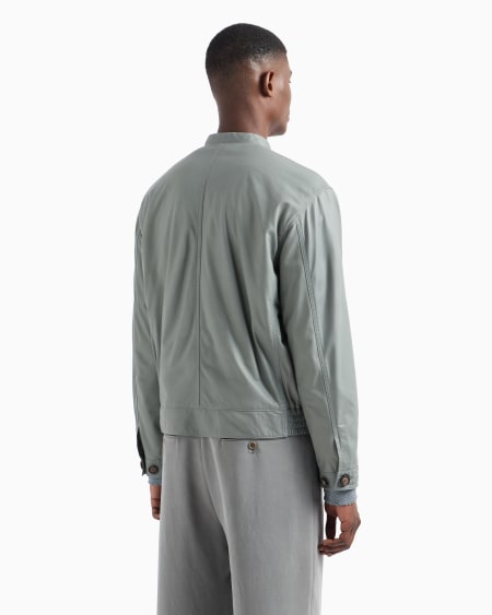 A|x Armani Exchange Glove-quality Nappa-leather Blouson