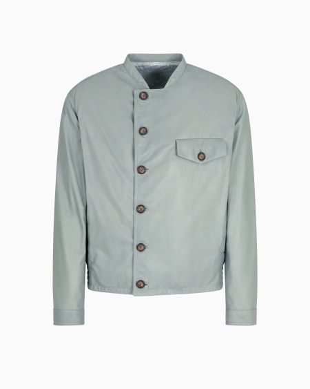 a|x armani exchange Glove-quality nappa-leather blouson