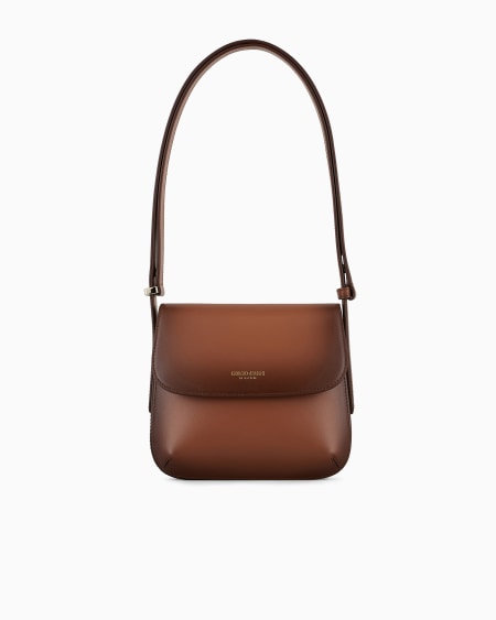 a|x armani exchange Gradient palmellato leather la Prima bag