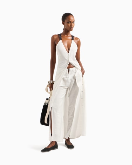 A|x Armani Exchange Hemp Jersey Relaxed-fit Trousers