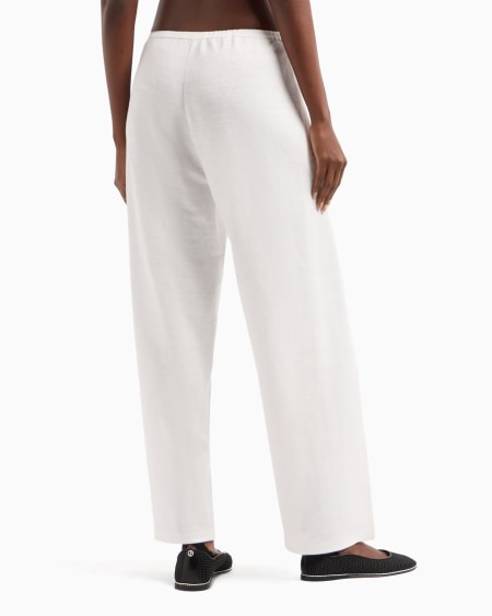 A|x Armani Exchange Hemp Jersey Relaxed-fit Trousers