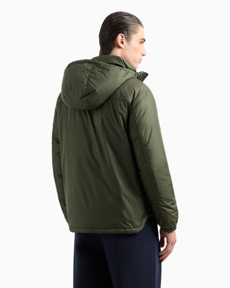 A|x Armani Exchange Hooded Blouson With Goose-down Padding ASV