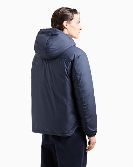 A|x Armani Exchange Hooded Blouson With Goose-down Padding ASV