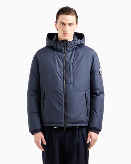 A|x Armani Exchange Hooded Blouson With Goose-down Padding ASV