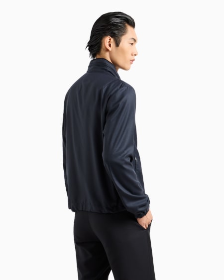 A|x Armani Exchange Icon Cashmere-blend Gabardine Blouson