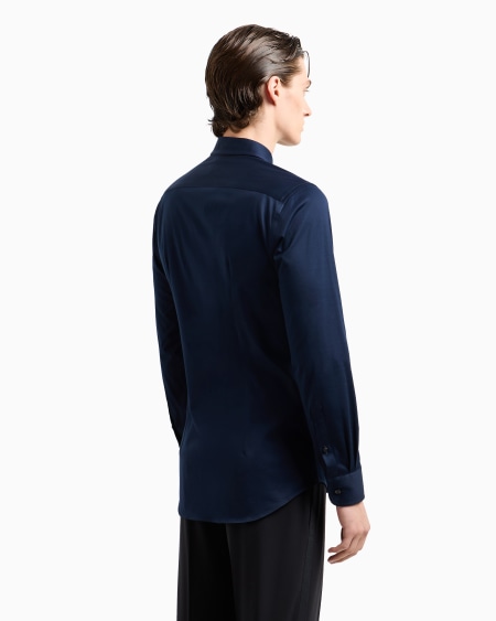 A|x Armani Exchange Icon Slim-fit Cotton Jersey Shirt