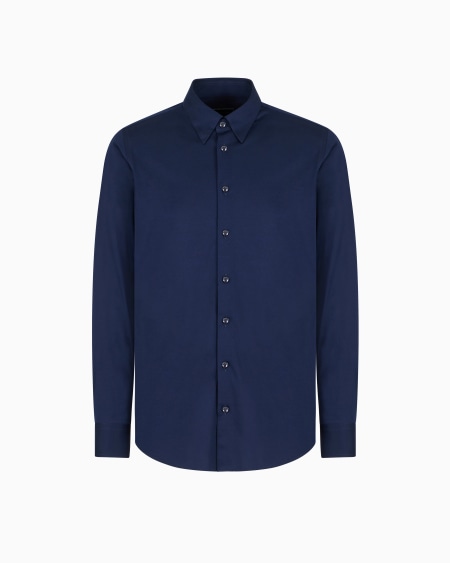 a|x armani exchange Icon slim-fit cotton jersey shirt