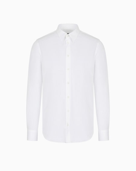 a|x armani exchange Icon slim-fit cotton jersey shirt