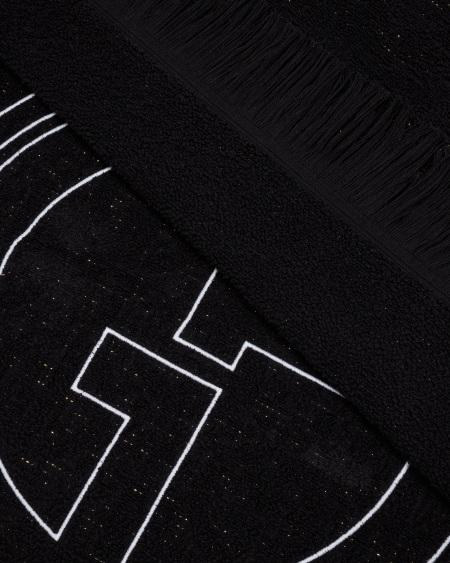 A|x Armani Exchange Jacquard Cotton Terry Beach Towel