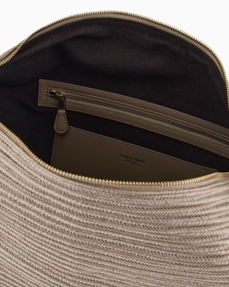 A|x Armani Exchange La Prima Soft Large Sautage Hobo Bag