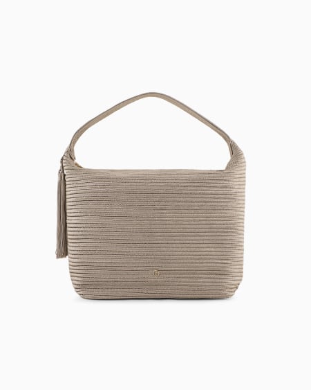 a|x armani exchange La Prima Soft large sautage hobo bag