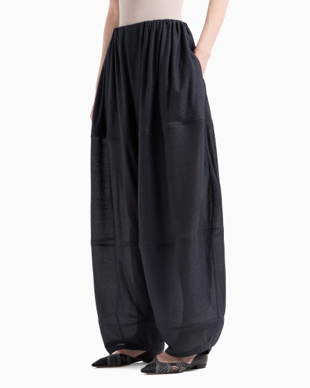 A|x Armani Exchange Lightweight Viscose Jersey Trousers