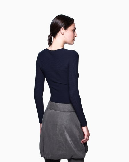 A|x Armani Exchange Links-stitch Viscose Long-sleeved Jumper