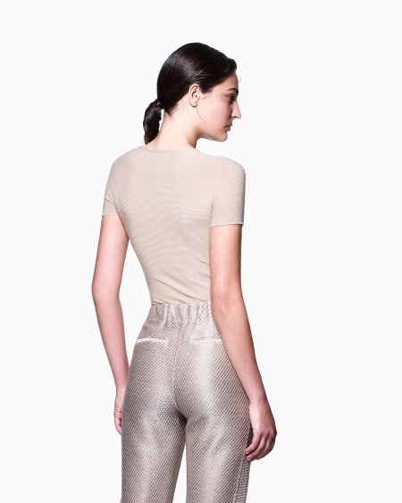 A|x Armani Exchange Links-stitch Viscose Short-sleeved Jumper