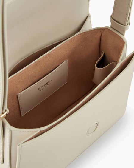 A|x Armani Exchange Medium La Prima Bag In Palmellato Leather