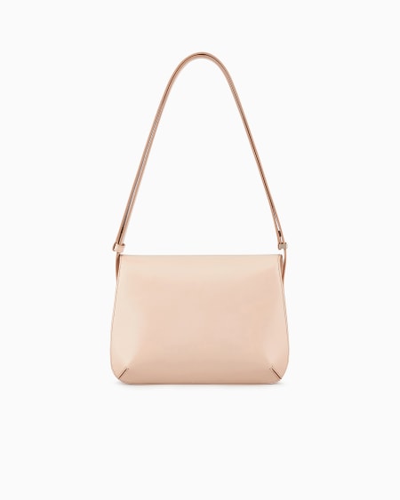 A|x Armani Exchange Medium La Prima Bag In Palmellato Leather