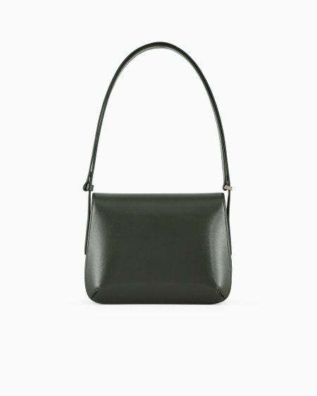 A|x Armani Exchange Medium La Prima Bag In Palmellato Leather