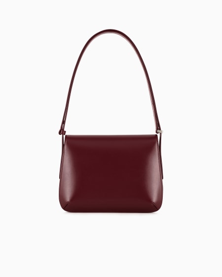 A|x Armani Exchange Medium La Prima Bag In Palmellato Leather