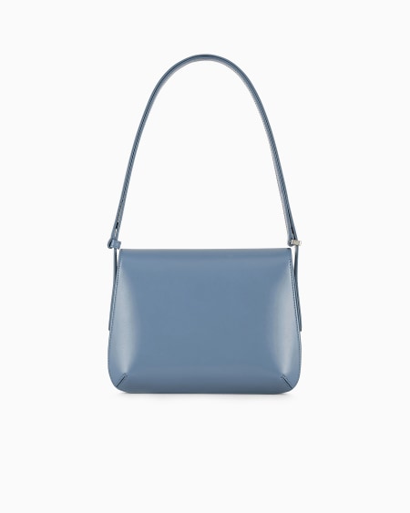 A|x Armani Exchange Medium La Prima Bag In Palmellato Leather