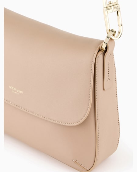 A|x Armani Exchange Medium La Prima Soft Bag In Nappa Leather