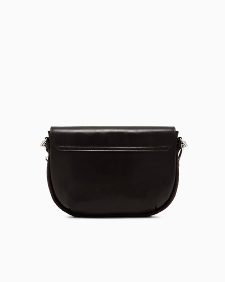 A|x Armani Exchange Medium Nappa-leather And Rope Strap