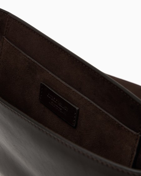 A|x Armani Exchange Medium Nappa-leather And Rope Strap