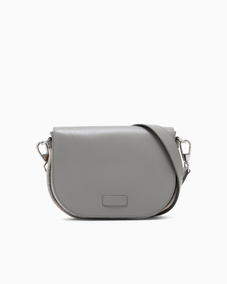 a|x armani exchange Medium nappa-leather and rope strap