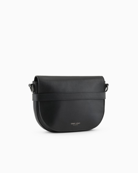 A|x Armani Exchange Medium Nappa Leather Shoulder Bag