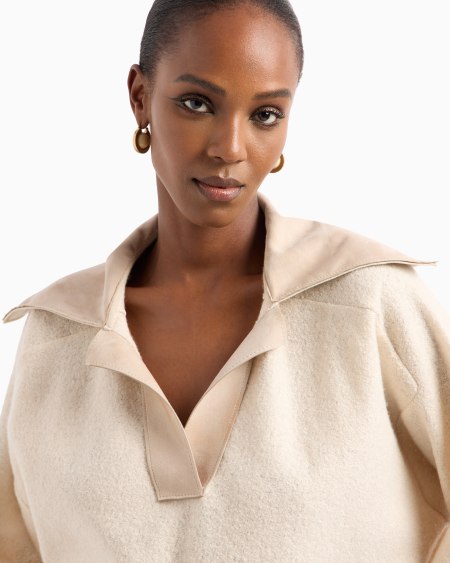 A|x Armani Exchange Metal Earrings With Resin Spheres