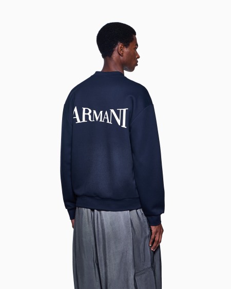 A|x Armani Exchange Micromodal Jersey Crew-neck Sweatshirt