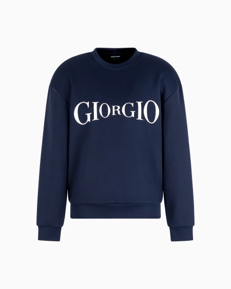 a|x armani exchange Micromodal jersey crew-neck sweatshirt