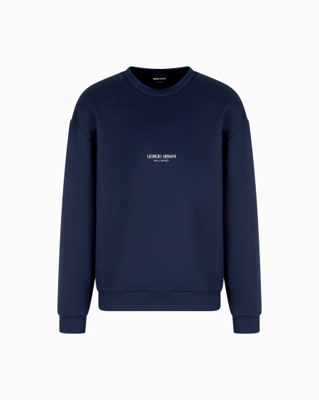 a|x armani exchange Micromodal jersey crew-neck sweatshirt