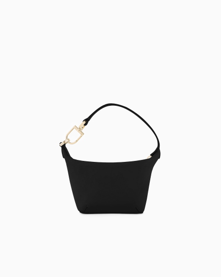 A|x Armani Exchange Mini La Prima Soft Nappa-leather Hobo Bag