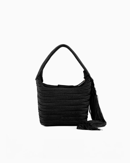 A|x Armani Exchange Mini La Prima Soft Sautage Handbag