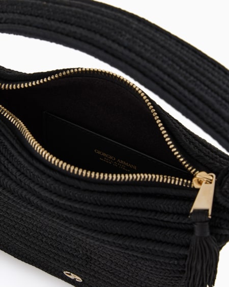 A|x Armani Exchange Mini La Prima Soft Sautage Handbag