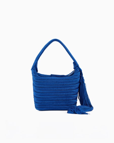 A|x Armani Exchange Mini La Prima Soft Sautage Handbag