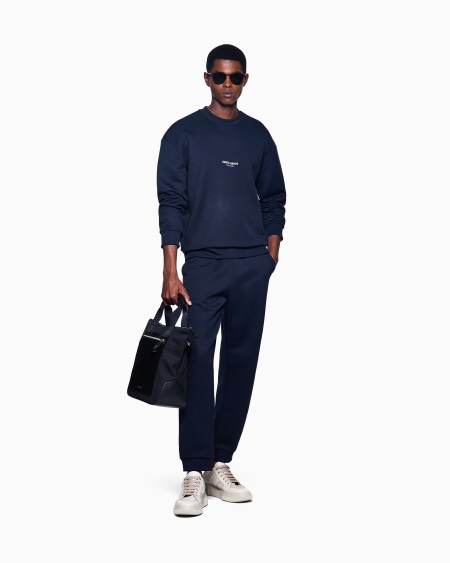 A|x Armani Exchange Modal-blend Double-jersey Joggers