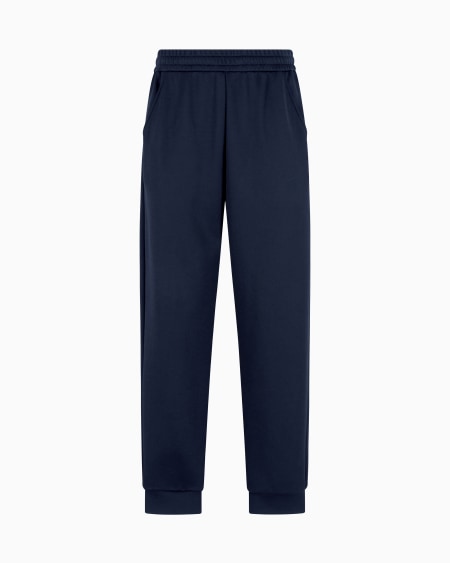 a|x armani exchange Modal-blend double-jersey joggers