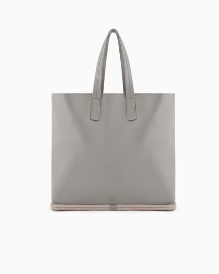 A|x Armani Exchange Nappa-leather And Rope Shopper Bag